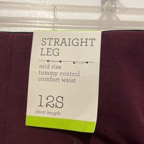 NWT-STYLE & Co pull-up Slacks.Elastic waist.Extremely comfortable and wash great - Picture 4 of 5